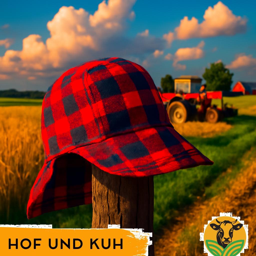 Alt-Text: „Schweißermützen in verschiedenen Farben und Designs, passend für die deutsche Landwirtschaft“
