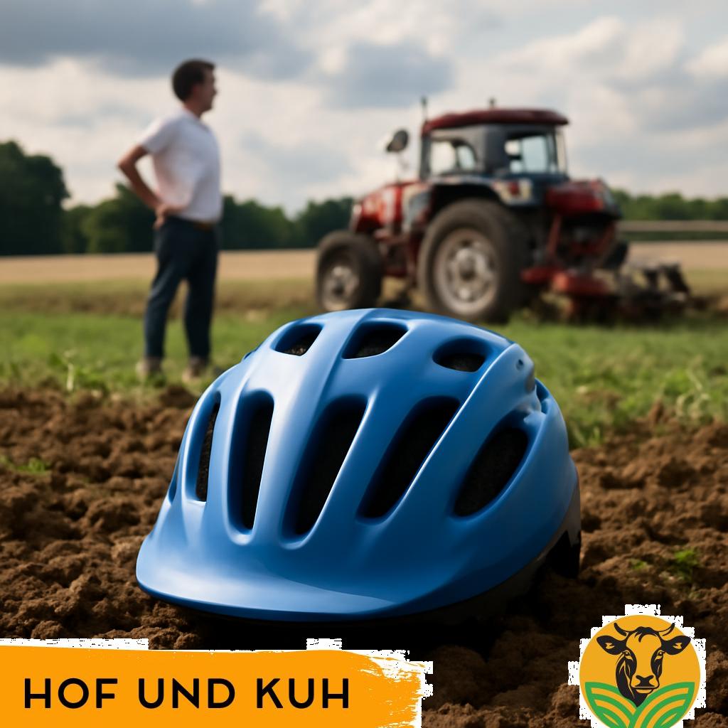 ALT Text: Belüftete Helme für den sicheren und kühlen Einsatz in der deutschen Landwirtschaft.